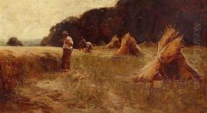 The Harvesters 3 by Leon Augustin Lhermitte