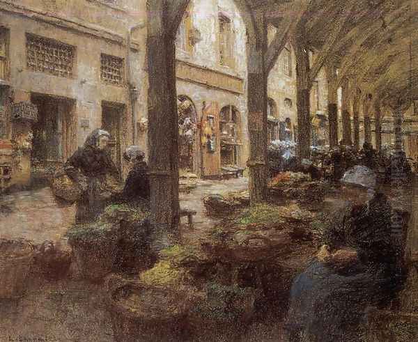 The Covered Vegetable Market, St Malo (no.2) - view 1