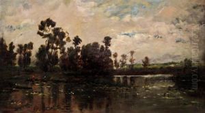 Landscape by Charles-Francois Daubigny