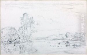 Paysage by Charles-Francois Daubigny