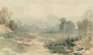 Paysage by Charles-Francois Daubigny