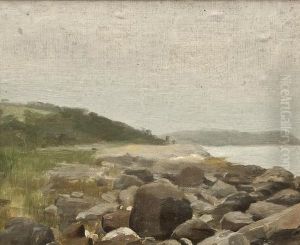 Coastal Sketch by Charles-Francois Daubigny