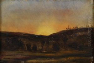 Crepuscule by Charles-Francois Daubigny