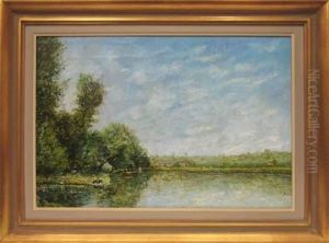 Bords De L'oise by Charles-Francois Daubigny