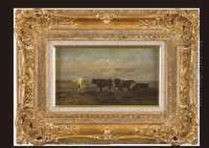 Betail Au Paturage by Charles-Francois Daubigny