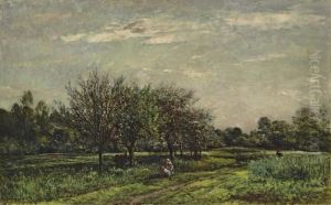 Un Sentier, Fin Du Mois De Mai by Charles-Francois Daubigny