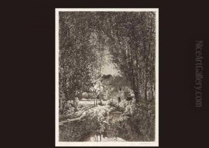 Landscape by Charles-Francois Daubigny