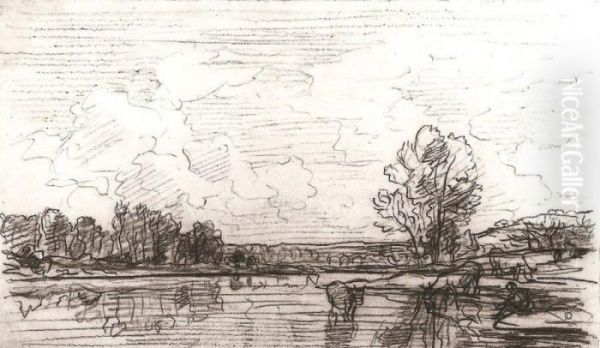 Au Bord De La Riviere, Environ De Bezons - view 1