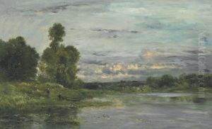 Les Bords De L'oise by Charles-Francois Daubigny