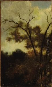 Woodland Landscape by Charles-Francois Daubigny