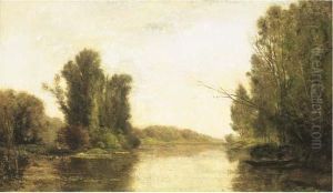 Aux Bordes De L'oise by Charles-Francois Daubigny