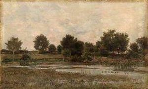 Bords De L'oise by Charles-Francois Daubigny