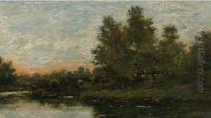 Bord De La Seine by Charles-Francois Daubigny