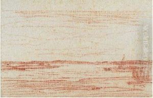 Bateaux Pres D'une Riviere by Charles-Francois Daubigny
