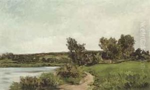 Paysage by Karl Pierre Daubigny