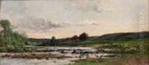 Bord De Riviere Pres D'yport En Normandie