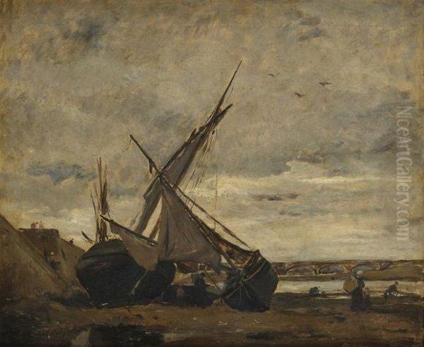 Bateaux Sur La Greve - view 1