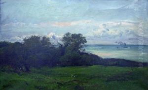 Trees On A Cliff, 
A Steamboat Offshore