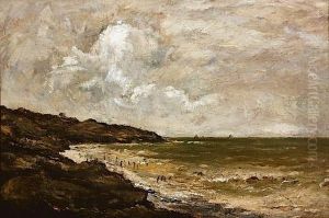 Les Graves De Villerville by Karl Pierre Daubigny