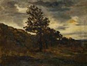 Paysage Avant L'orage by Karl Pierre Daubigny