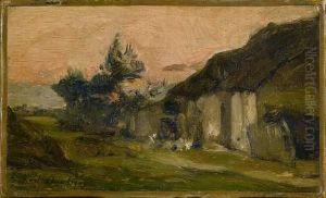 Coucher De Soleil Sur La Basse-cour