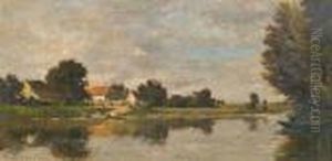 Paysage Avec Riviere. 1869