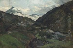 Paysage Montagneux by Karl Pierre Daubigny