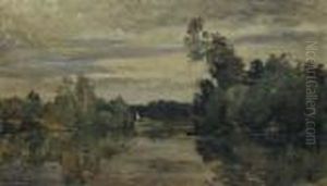 Bord De L'oise by Karl Pierre Daubigny