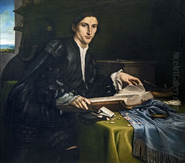 Portrait of a Gentleman in his Study c. 1527 - view 1