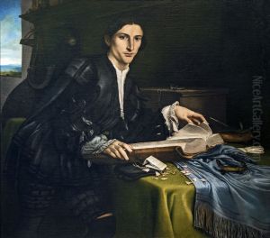 Portrait of a Gentleman in his Study c. 1527 by Lorenzo Lotto