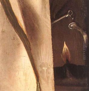 Portrait of a Man (detail) 1506-10 by Lorenzo Lotto