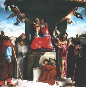 San Bernardino Altarpiece by Lorenzo Lotto