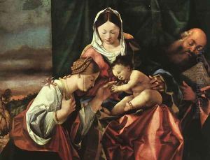 The Mystic Marriage of St. Catherine 1506-07 by Lorenzo Lotto