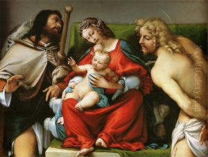 Madonna with the Child and Sts Rock and Sebastian 2