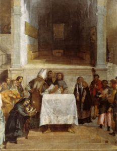 Presentation on the Temple by Lorenzo Lotto