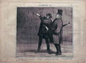 Serie La Comete De 1857 by Honore Daumier