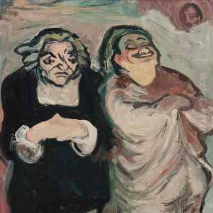 Two Judges by Honore Daumier