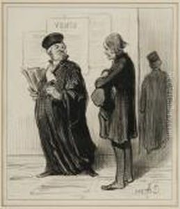 Mon Cher Monsieur... by Honore Daumier