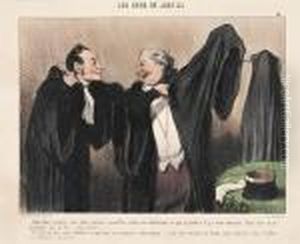 Dites Donc, Confrere by Honore Daumier