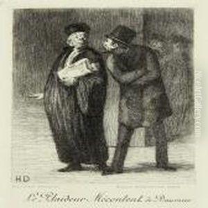 Le Plaideur Mecont by Honore Daumier