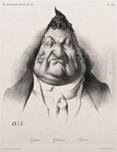 Le Passe. Le Present. L'avenir by Honore Daumier