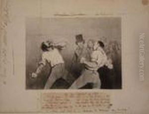 Boxe by Honore Daumier