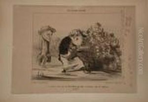 Les Raisins Malades by Honore Daumier