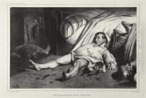 Rue Transnonain by Honore Daumier