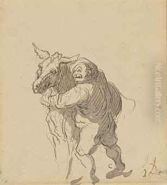 Sancho Panza Et Son Ane - view 1