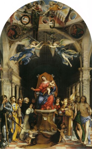 Madonna with the Child and Saints - view 1