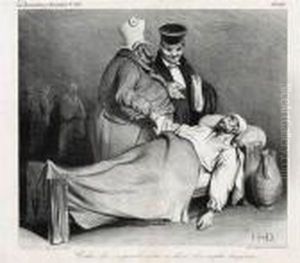 Celui-la,
On Peut Le Mettre En Liberte! by Honore Daumier