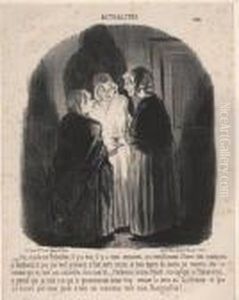 Oui, 
Madame Fribochon... by Honore Daumier