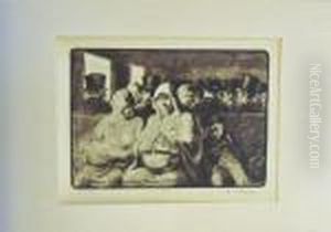Vagone Di 3^classe by Honore Daumier