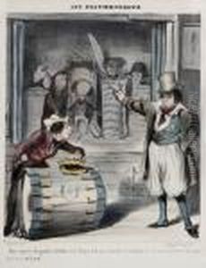 Les Saltimbanques by Honore Daumier